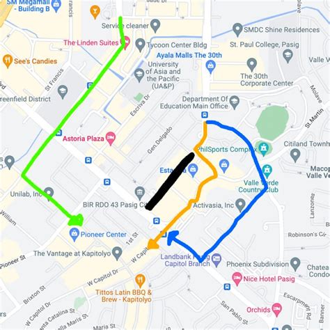 meralco avenue pasig what barangay|Meralco Main Ortigas Map .